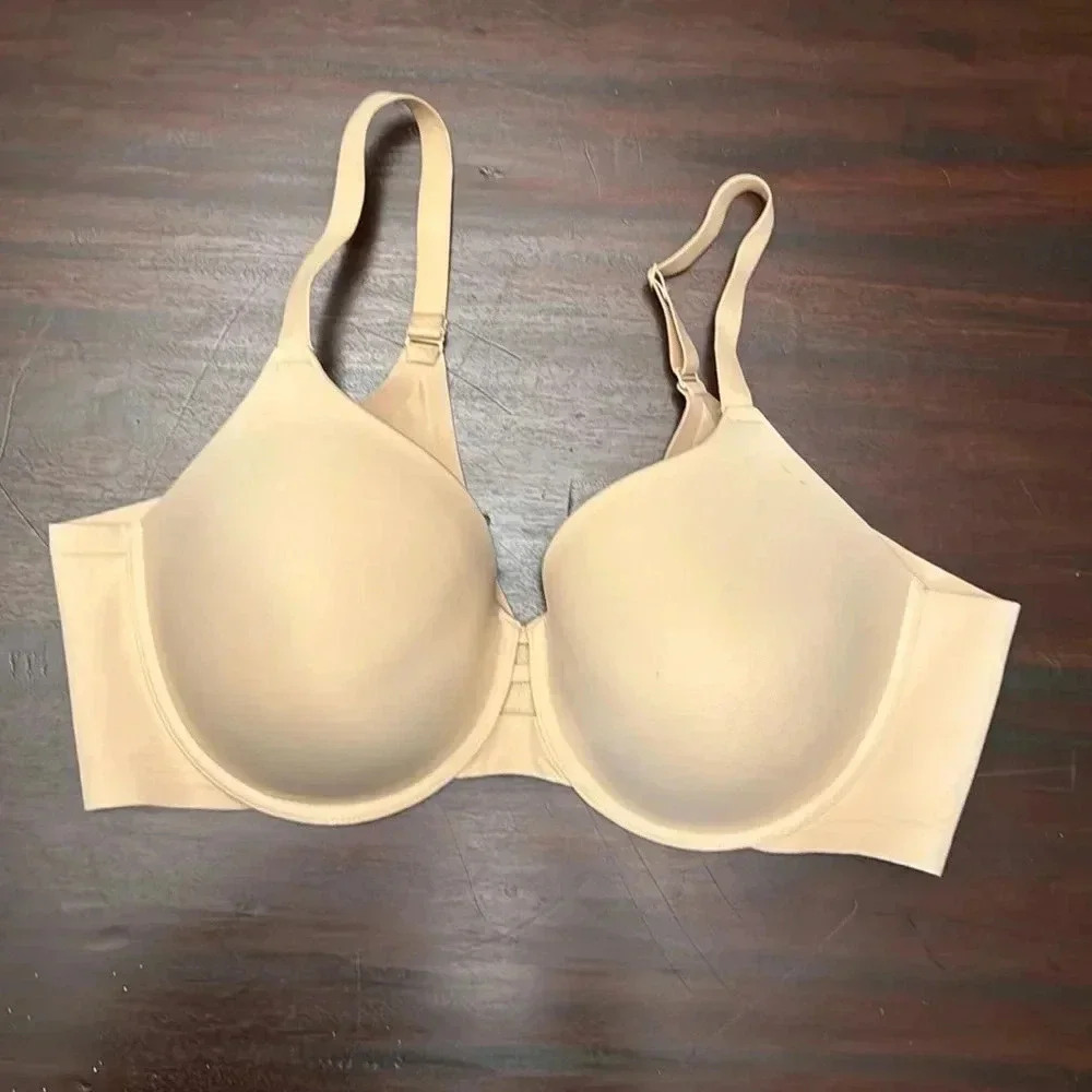 Auden nude lightly lined full coverage underwire bra 44C